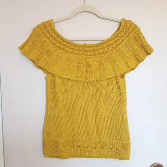 NWOT anthropologie knit sleeveless top - Picture 3 of 7